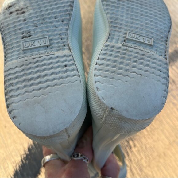 Hunter Mint Green Tall Rain Rubber Boots Kids Girls 13, Boys 12 - Picture 13 of 16